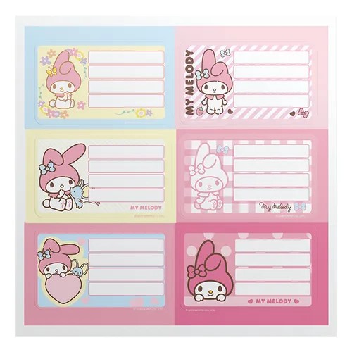 ETIQUETA MOOVING X12 UND MY MELODY