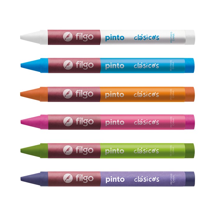 CRAYONES DE CERA FILGO PINTO X12 SURT PACK X24 ESTUCHES