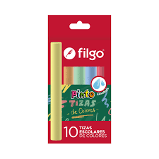 TIZA FILGO PINTO X10 COLOR PACK X12 ESTUCHES