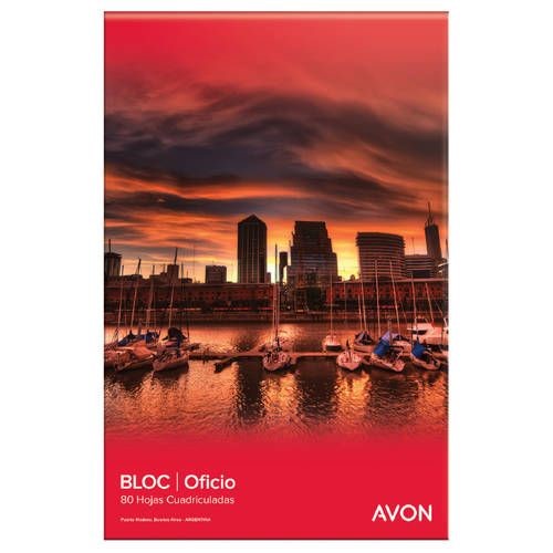 BLOCK OFICIO AVON X80 HJS CUADRICULADO PACK X10 UND