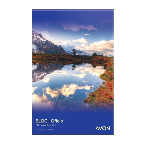 BLOCK OFICIO AVON X80 HJS RAYADO PACK X10 UND
