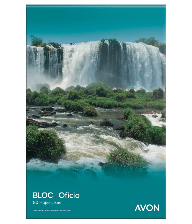 BLOCK OFICIO AVON X80 HJS LISO PACK X10 UND