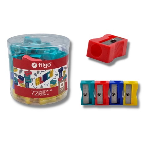 PACK SACAPUNTA FILGO PLASTICO BLOCK SURT X72