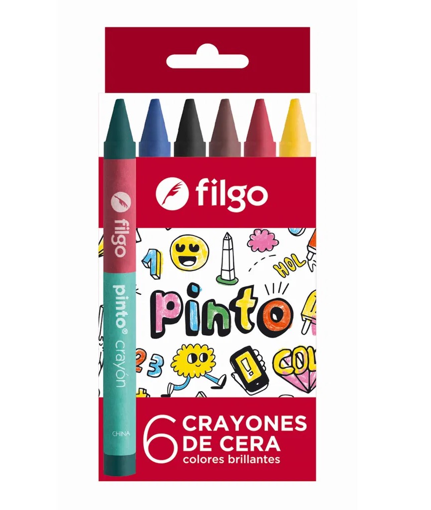 CRAYONES X6 FILGO PINTO