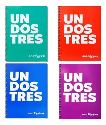 CUADERNO 21X27 C/ESP 123 TRIUNFANTE X60 HJS CUADRICULADO