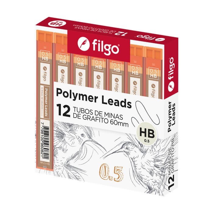 PACK MINA 28 FILGO POLYMER X12 0.5MM