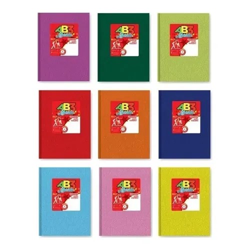 CUADERNO ARAÑA 19X24 (N°3) LAPRIDA X50HJS RAYADAS COLORES SURT XU