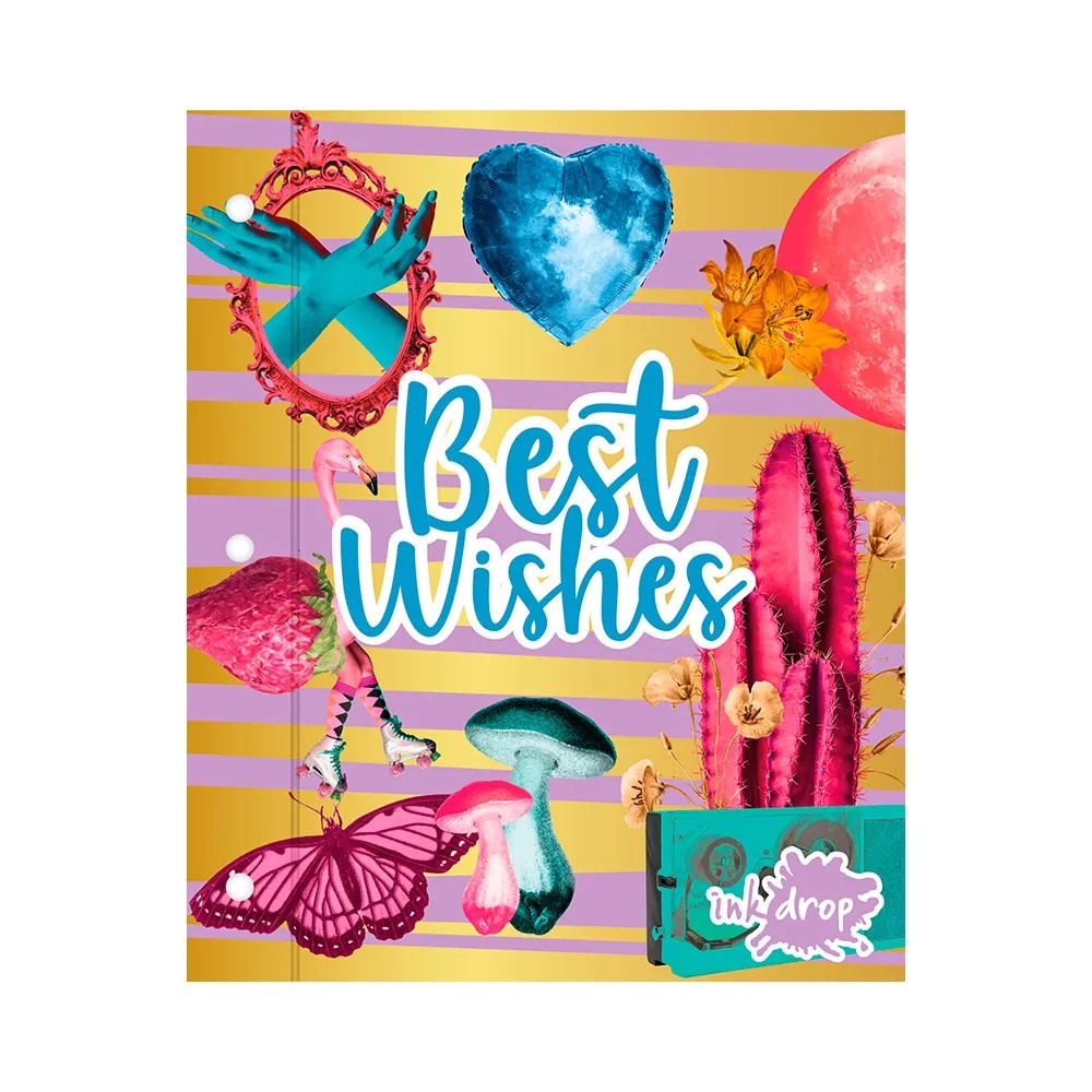 CARPETA ESCOLAR INKDROP Nº3 X2 TAPAS - COLLAGE