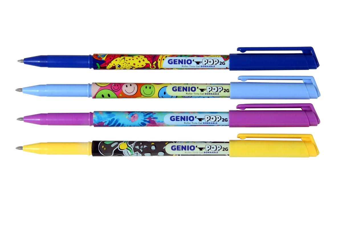ROLLER GEL BORRABLE SIMBALL GENIO POP 2G GAME ON