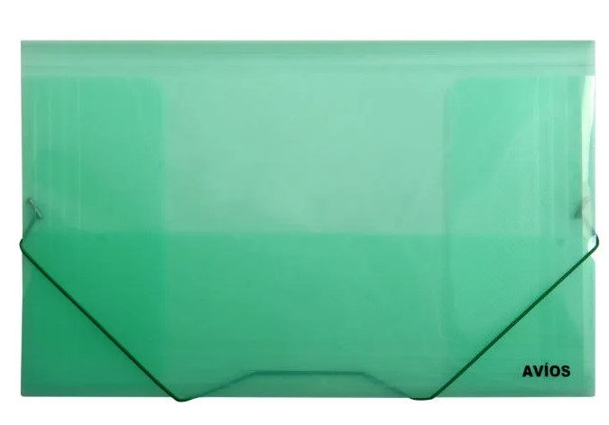 CARPETA AVIOS OFICIO 3 SOLAPAS C/ELASTICO