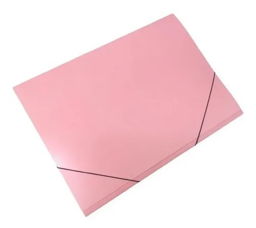 CARPETA PLASTICA 3 SOLAPAS OFICIO LAMA COLORES PASTEL