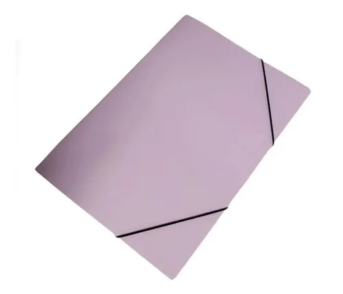 CARPETA PLASTICA 3 SOLAPAS OFICIO LAMA COLORES PASTEL