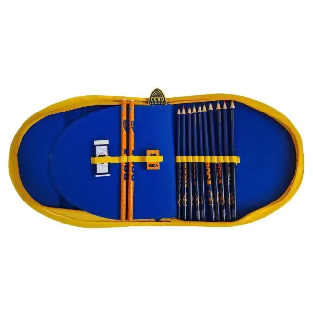 CARTUCHERA 1 PISO CRESKO PVC BOCA JR C/UTILE 3/36 2025 /BO278