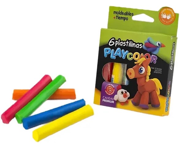 PLASTILINA PLAYCOLOR X6 COLOR BULTO X120 ESTUCHES