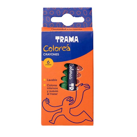 CRAYONES TRAMA X6 SURT PACK X24 ESTUCHES