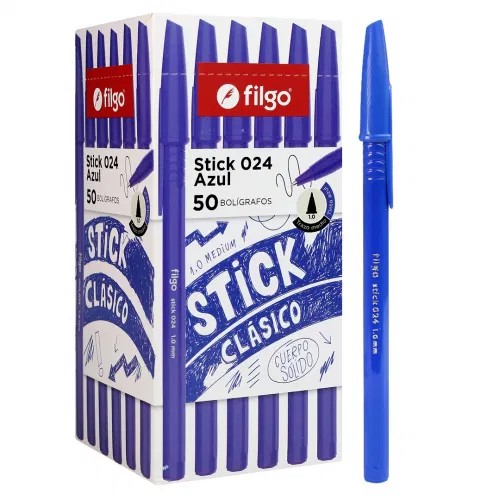 BOLIGRAFO FILGO STICK 024 PACK X50 UND
