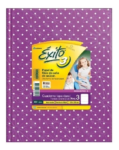 CUADERNO UNIVERSO LUNAR 19X24 (3) ÉXITO X48 HJS RAY COLOR SURT XU