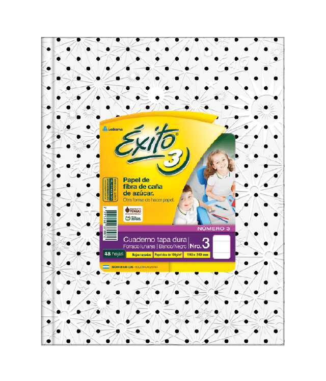 CUADERNO UNIVERSO LUNAR 19X24 (3) ÉXITO X48 HJS RAY COLOR SURT XU