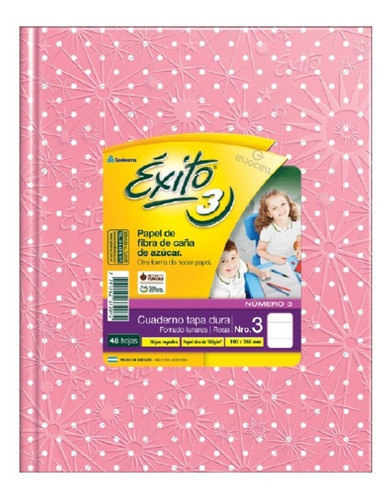 CUADERNO UNIVERSO LUNAR 19X24 (3) ÉXITO X48 HJS RAY COLOR SURT XU