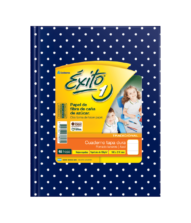 CUADERNO LUNAR 16X21 (1) ÉXITO X48 HJS RAY COLORES SURTIDOS XU