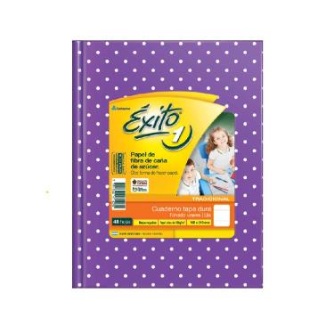 CUADERNO LUNAR 16X21 (1) ÉXITO X48 HJS RAY COLORES SURTIDOS XU