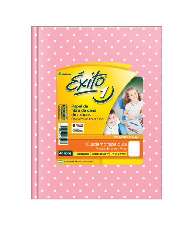 CUADERNO LUNAR 16X21 (1) ÉXITO X48 HJS RAY COLORES SURTIDOS XU
