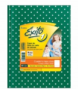 CUADERNO LUNAR 16X21 (1) ÉXITO X48 HJS RAY COLORES SURTIDOS XU