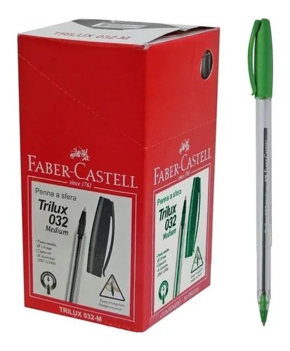 PACK BOLIGRAFO TRILUX FABER CASTELL POR COLORES X50U