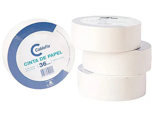 CINTA DE PAPEL CABLEFIX 36x40MM