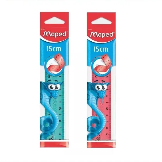 REGLA FLEXIBLE MAPED 15CM