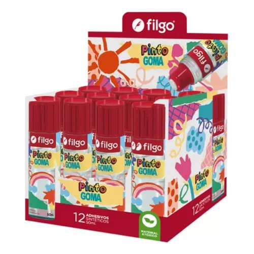 ADHESIVO SINTETICO PINTO GOMA 50ML PACK X12 UNIDADES
