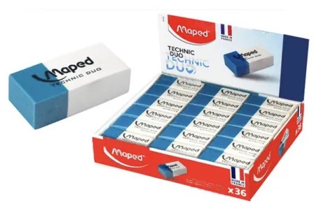 PACK GOMA DE BORRAR MAPED TECHNIC DUO X36