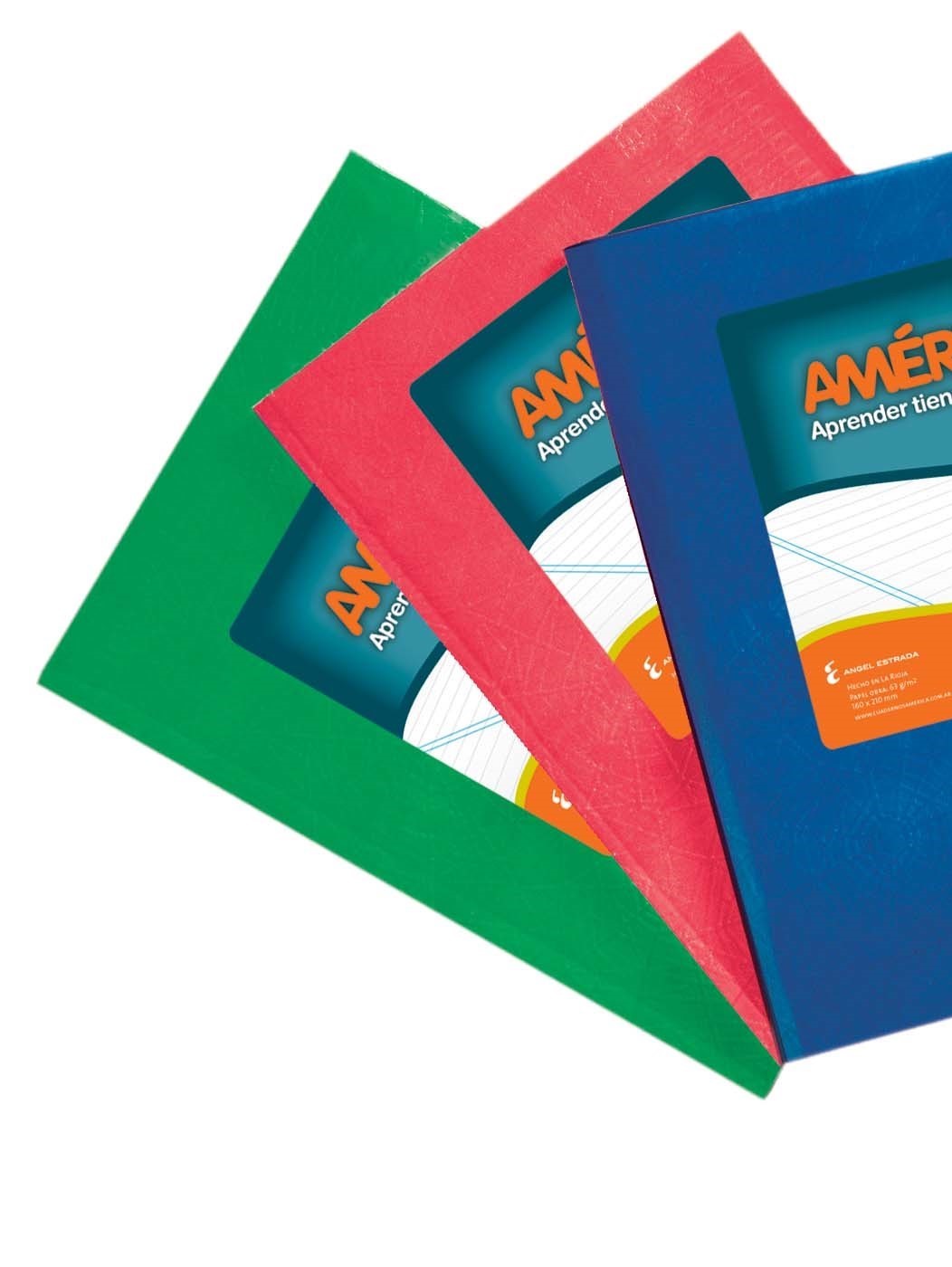 CUADERNO AMÉRICA N°1 (16X21) ARAÑA X84 HJS RAYADAS