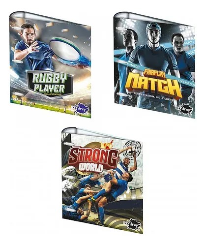 CARPETA INKDROP 3X40 CON 3 ANILLOS - RUGBY