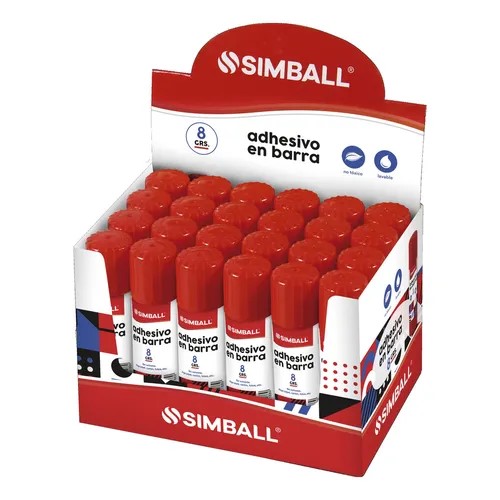 ADHESIVO EN BARRA SIMBALL 8G PACK X 24 UND