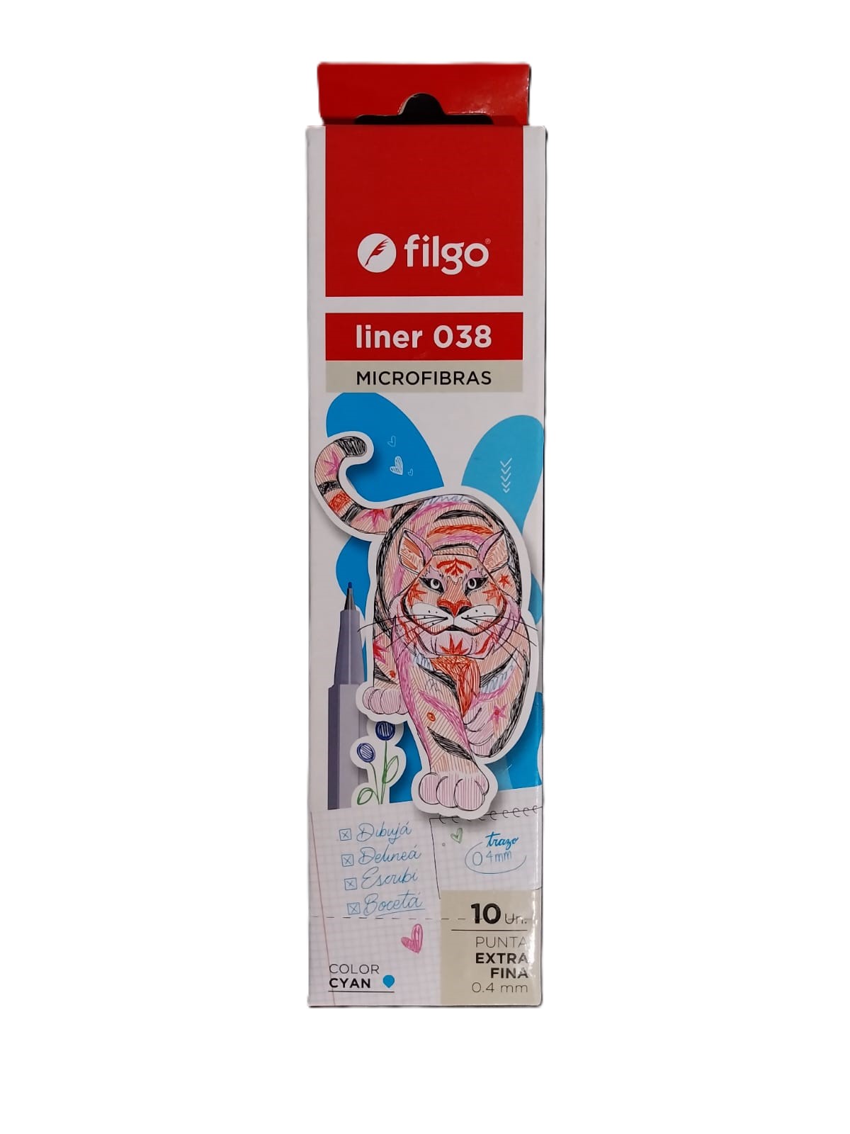 MICROFIBRA FILGO LINER 038 CAJA X10 UND