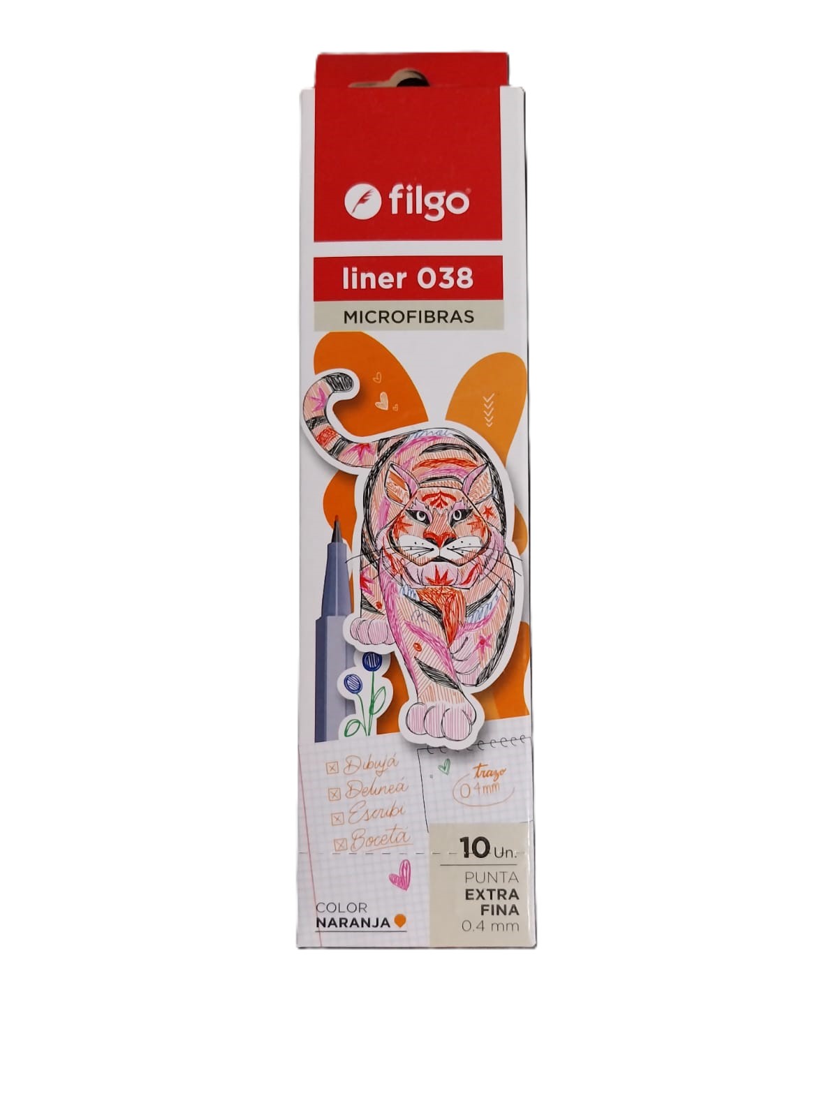 MICROFIBRA FILGO LINER 038 CAJA X10 UND