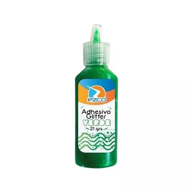 ADHESIVO GLITTER EZCO X21 GRS COLORES SURTIDOS XU