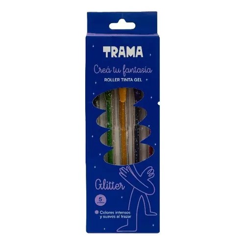 ROLLER BALL TRAMA GEL GLITTER X5U