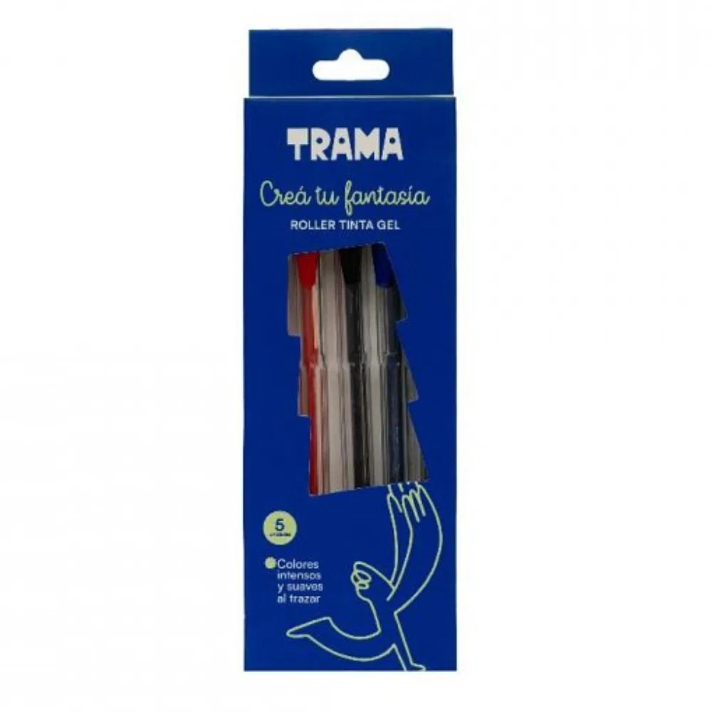 ROLLER BALL TRAMA GEL CLASICO X5
