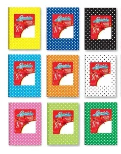 CUADERNO LUNAR 16X21 (N°1) LAPRIDA X50HJS RAYADO COLORES SURT XU