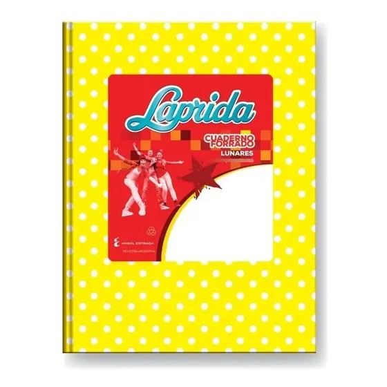 CUADERNO LUNAR 16X21 (N°1) LAPRIDA X50HJS RAYADO COLORES SURT XU