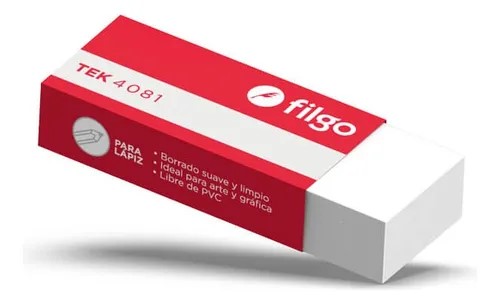 PACK GOMA DE BORRAR FILGO TEK 4081 X36U