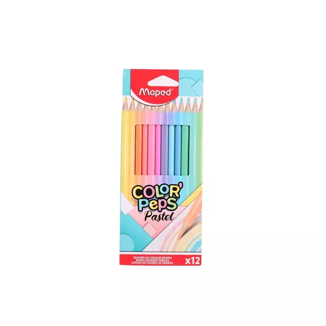 LAPIZ COLOR X12 MAPED PASTEL