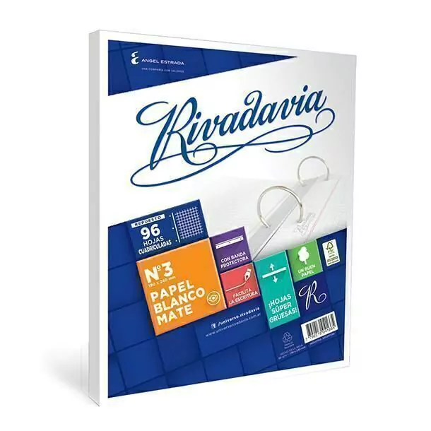 REPUESTO RIVADAVIA CLASICO X96 HJS CUADRICULADO