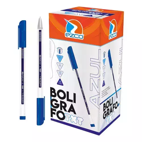 PACK BOLIGRAFO EZCO TXT 1 MM POR COLORES X50U