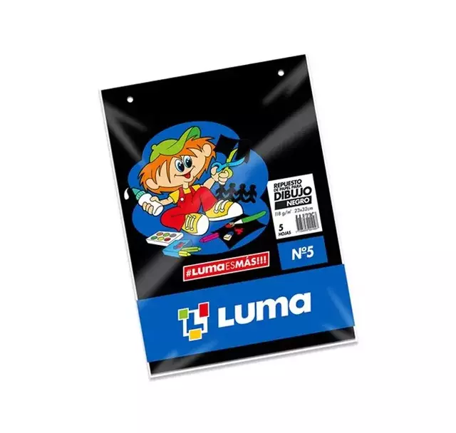 REPUESTO DE DIBUJO LUMA N°5 X5HJS NEGRO