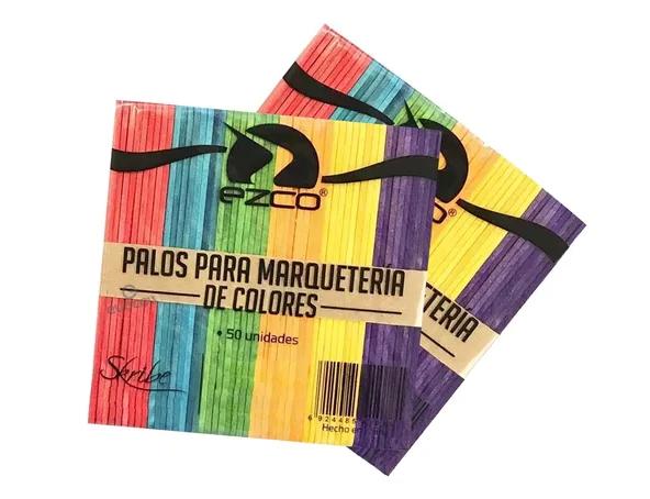 PALOS EZCO COLOR PARA MARQUETRIA X50 UND