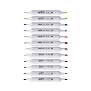 MARCADOR FILGO D/PUNTA ALLOY TONO CLASICO X12