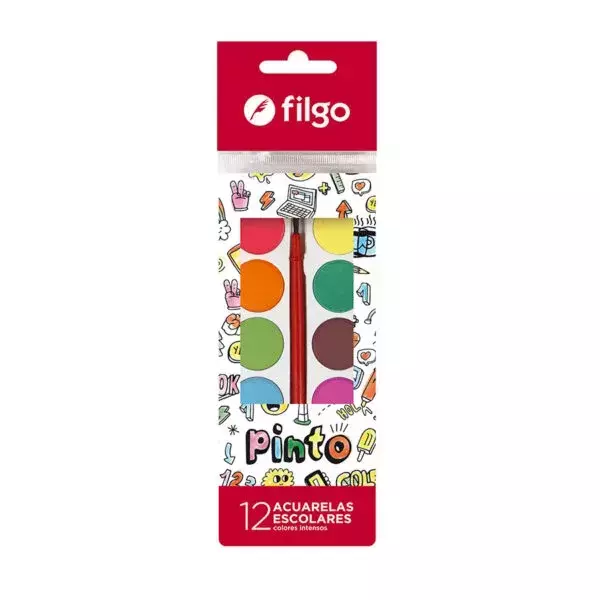 ACUARELA FILGO PINTO X12 SURT